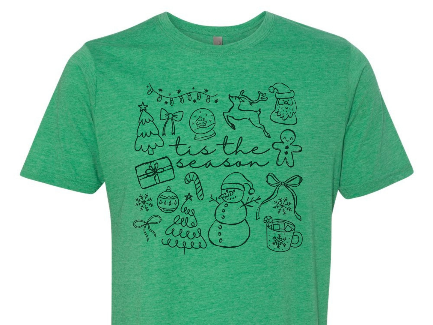 Tis the Season Doodle Christmas T-Shirt