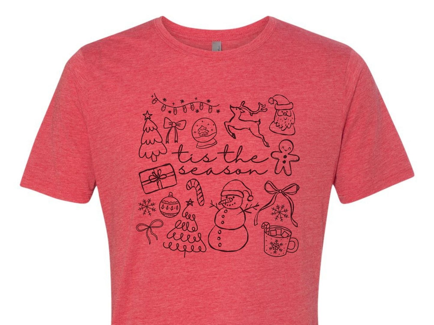 Tis the Season Doodle Christmas T-Shirt