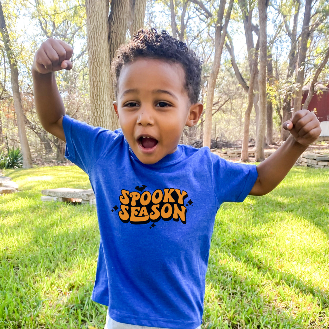 Spooky Season Kid's Halloween Fall Tshirt