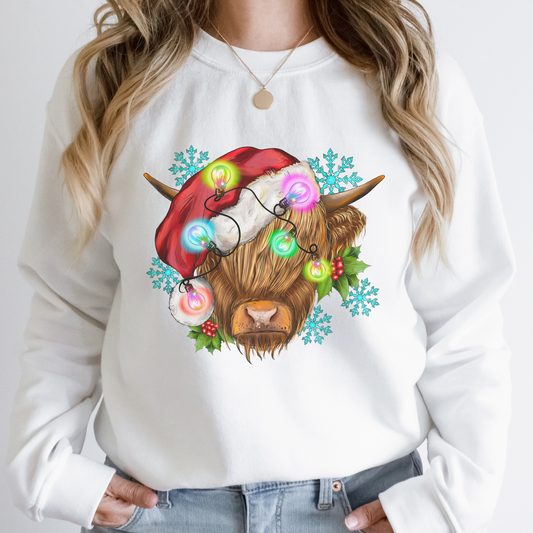 Christmas Cow Women's Sweatshirt