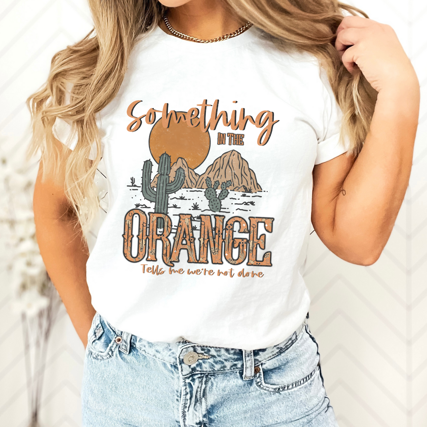 Something in the Orange Women's Graphic Tshirt