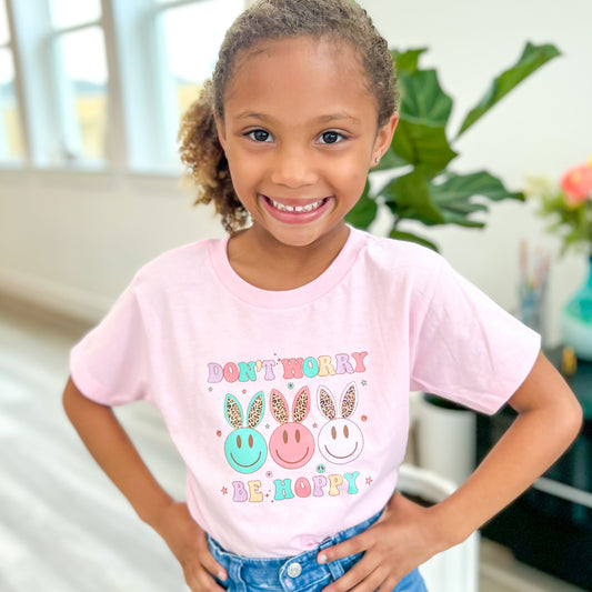 Don't Worry Be Hoppy Toddler tshirt