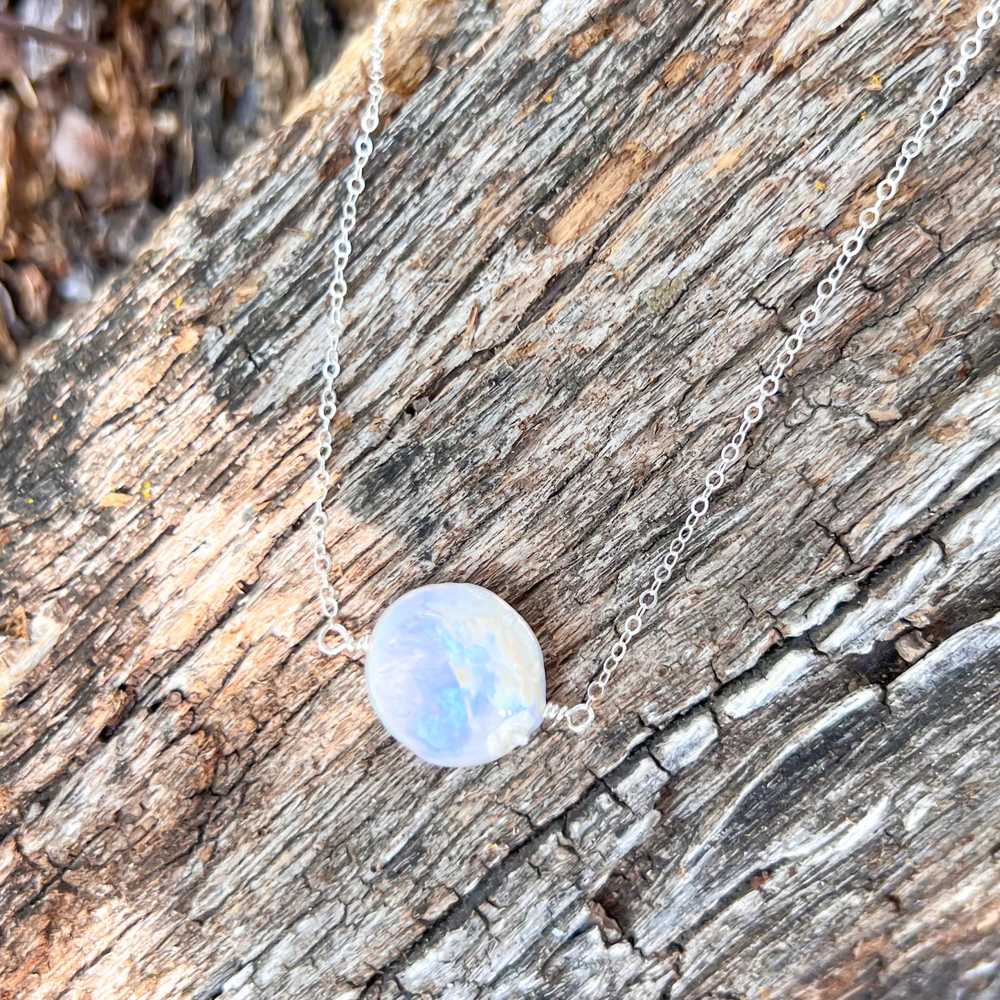 Coin Pearl Necklace
