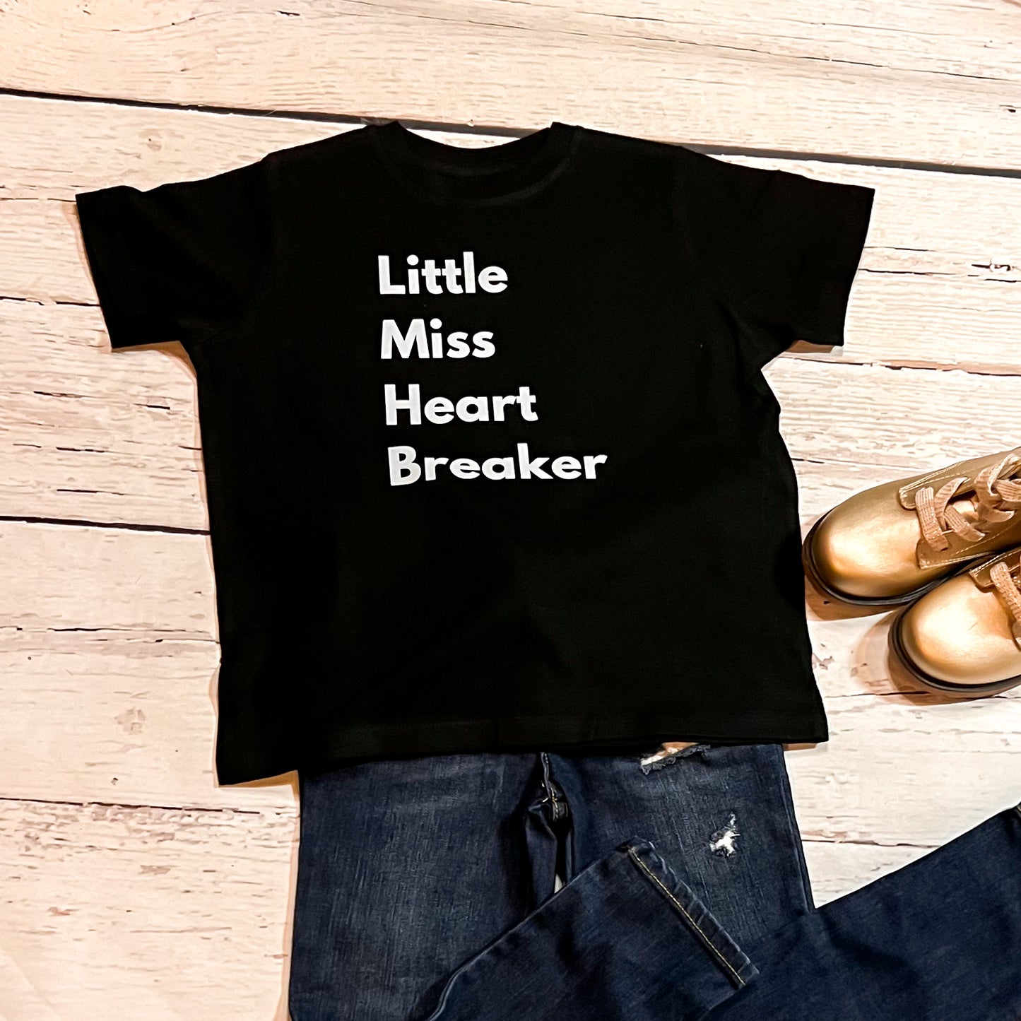 Little Miss Heart Breaker toddler tshirt