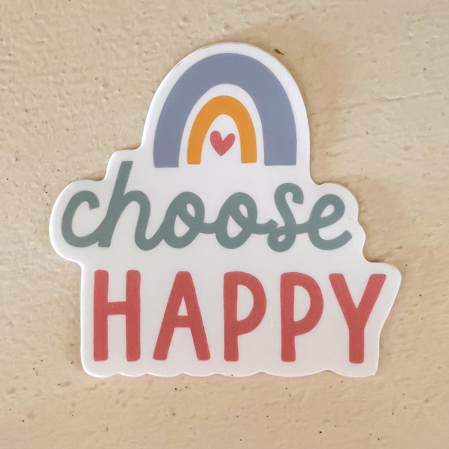 Choose Happy Vinyl Sticker