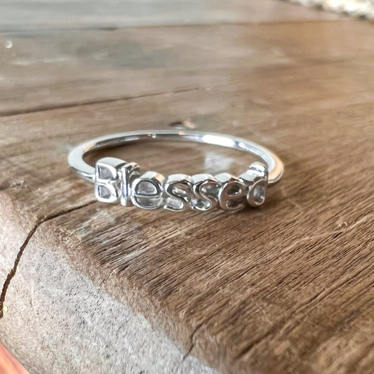 Sterling Silver Blessed Ring