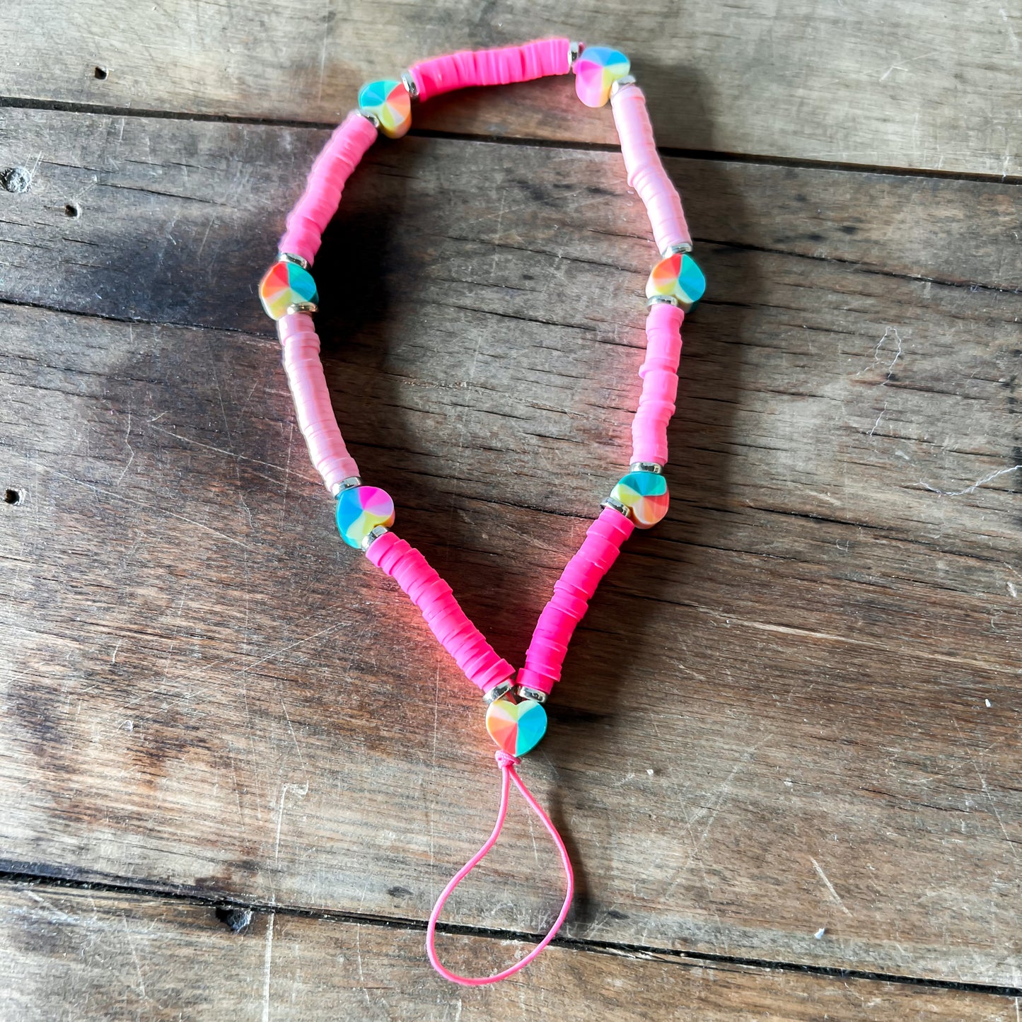 Rainbow Heart Phonecase Lanyard