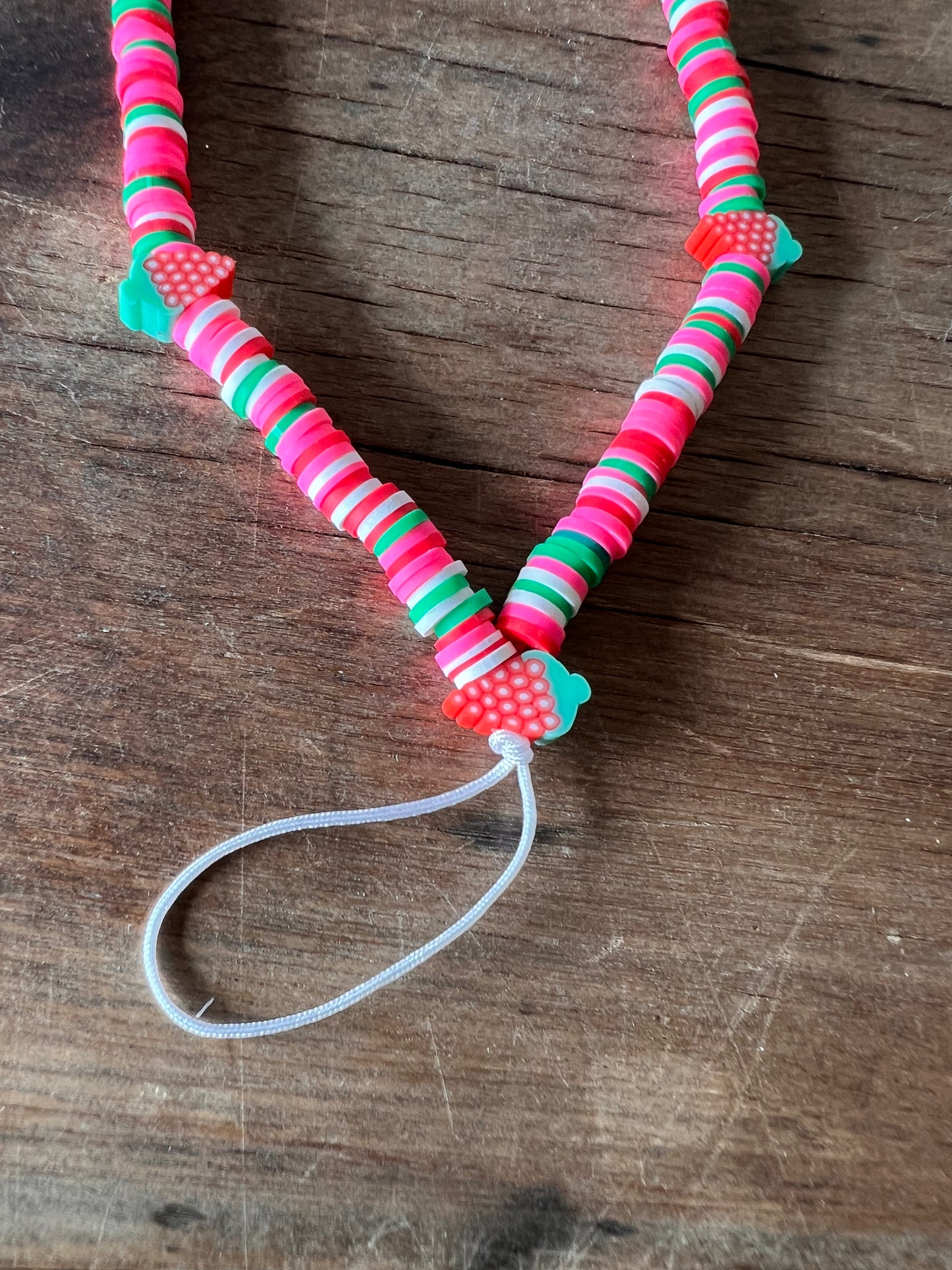 Strawberry Multicolored Phonecase Lanyard
