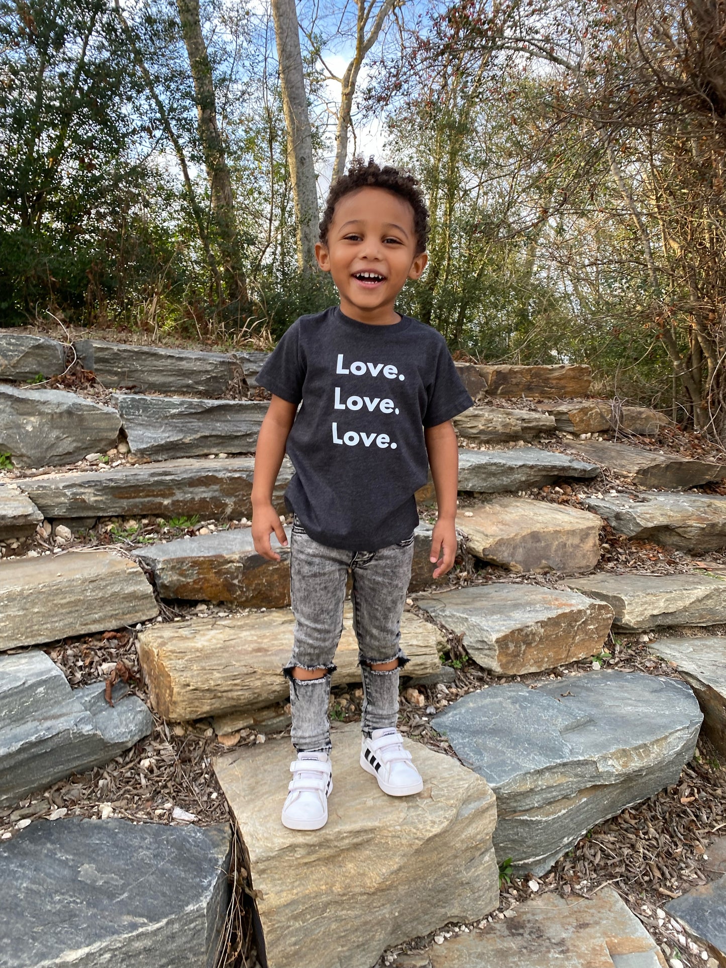 Love. Love. Love. Valentine toddler tshirt