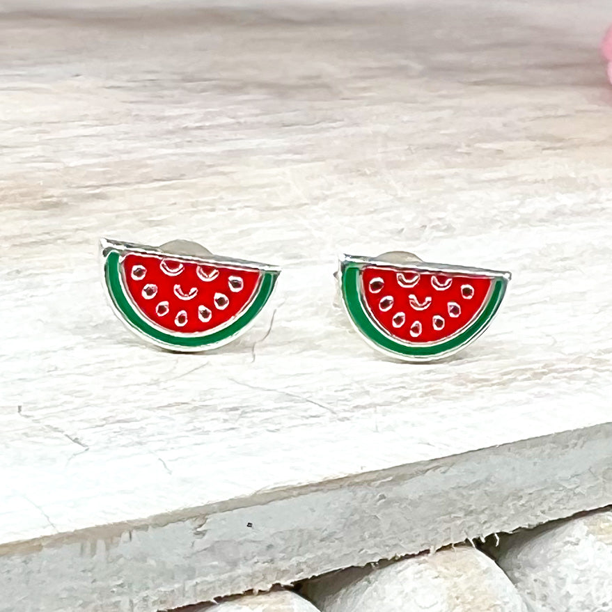 Daisy Earrings with Pink Center 925 Sterling Silver Hypoallergenic Earrings for Little Girls