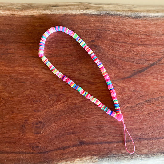 Multicolored Flower Phonecase Lanyard