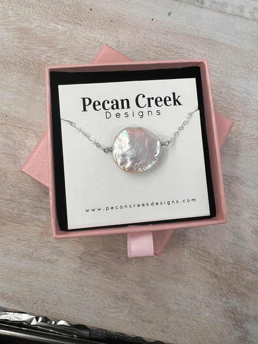 Coin Pearl Necklace