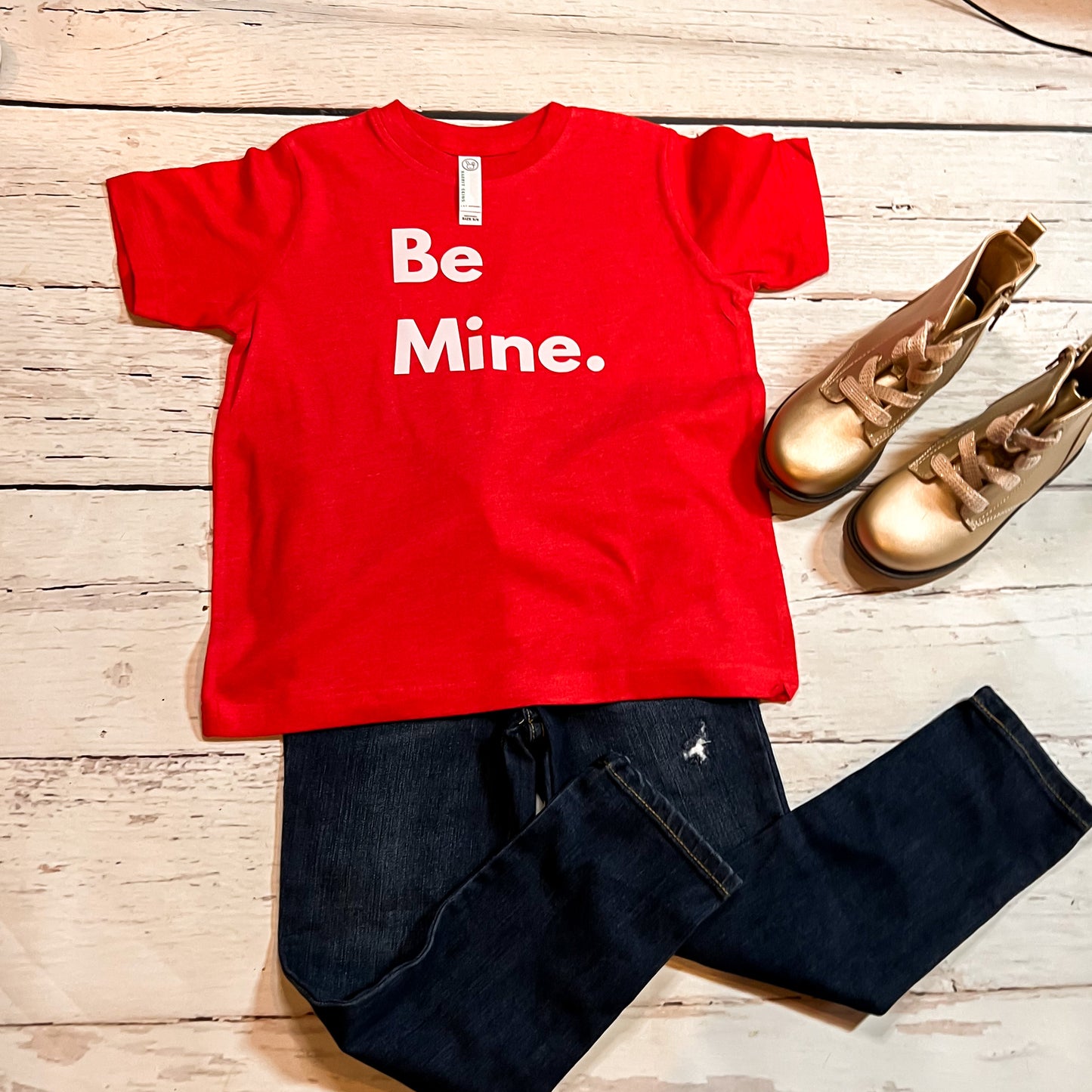 Be Mine toddler tshirt