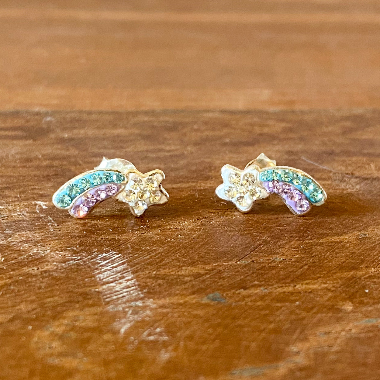 Shooting Star Sterling Silver Earrings