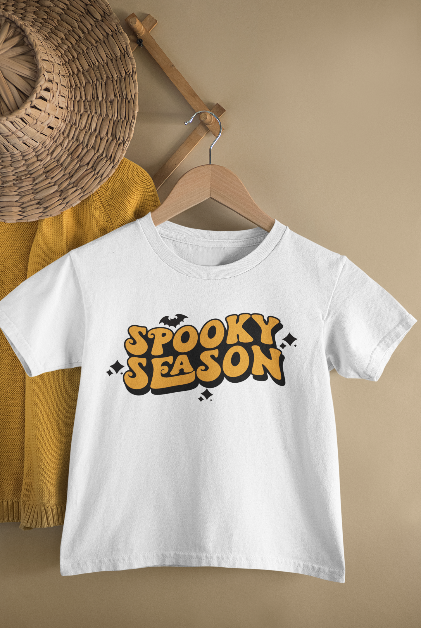 Spooky Season Kid's Halloween Fall Tshirt