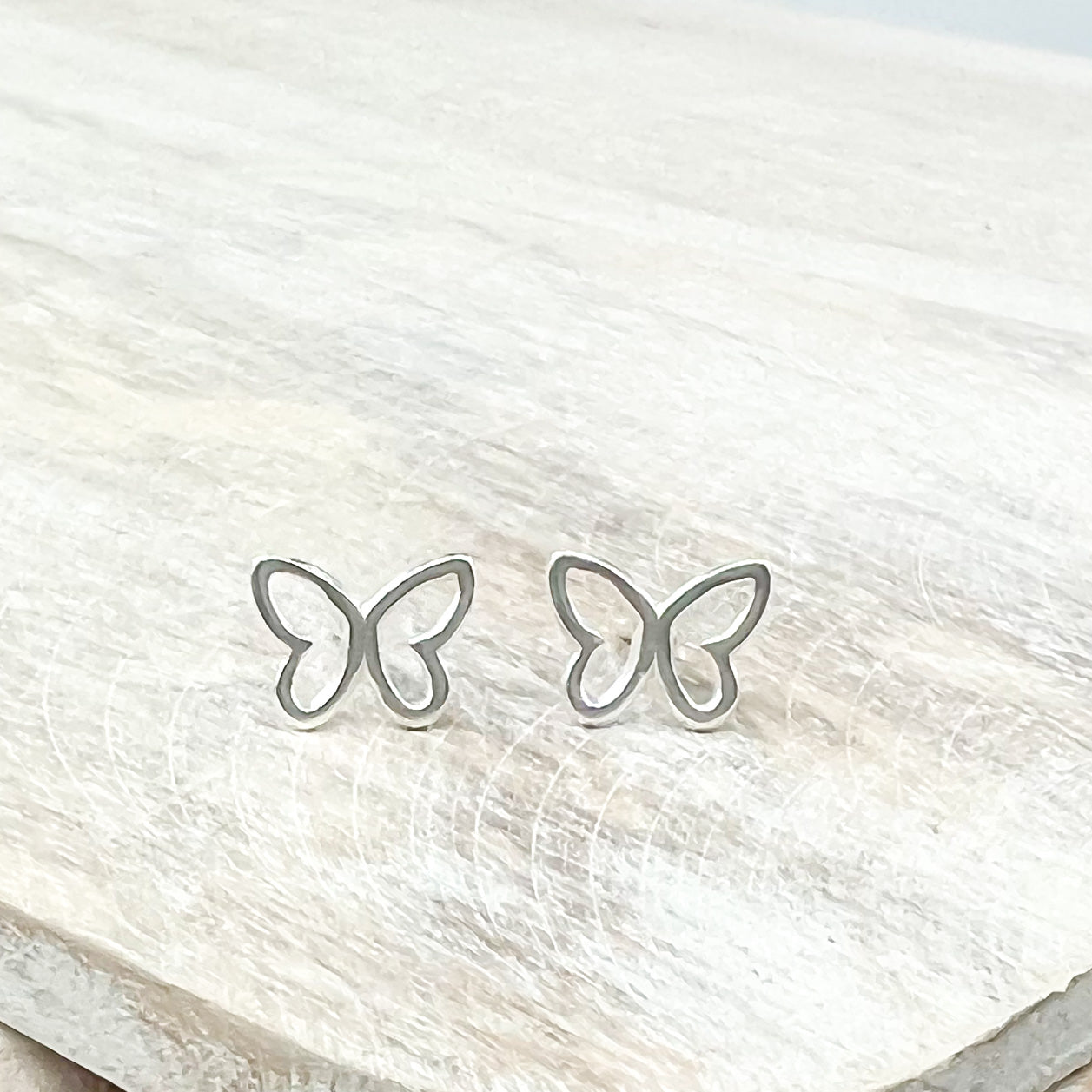 Sterling Silver Butterfly Earrings