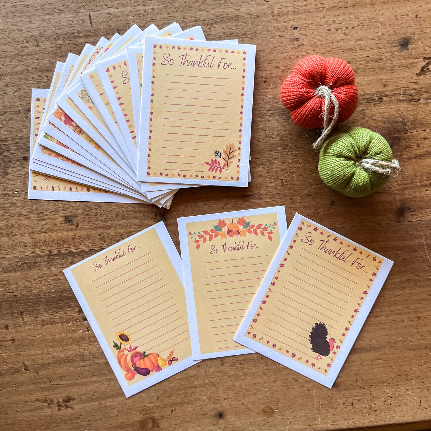Free Thankful Cards PDF