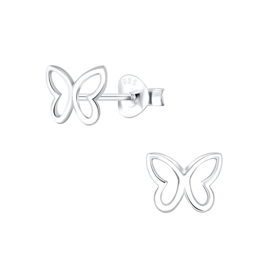 Sterling Silver Butterfly Earrings