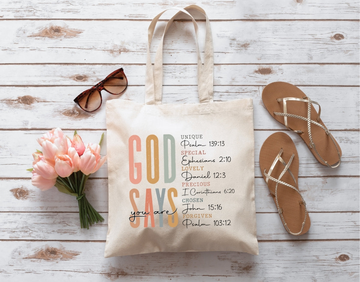God Says I'm Religious Bible Verse Bag