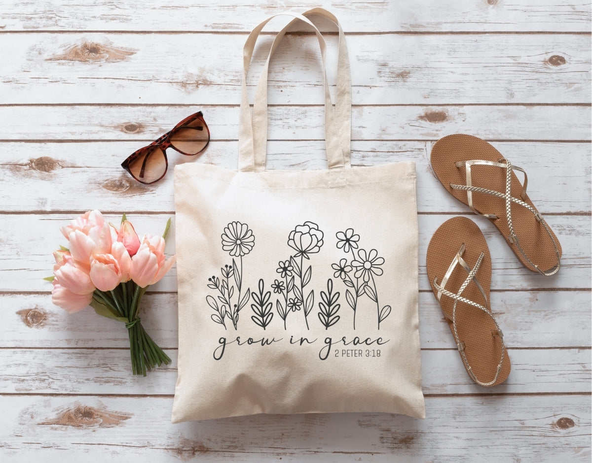 Grow in Grace Bible Verse Bag