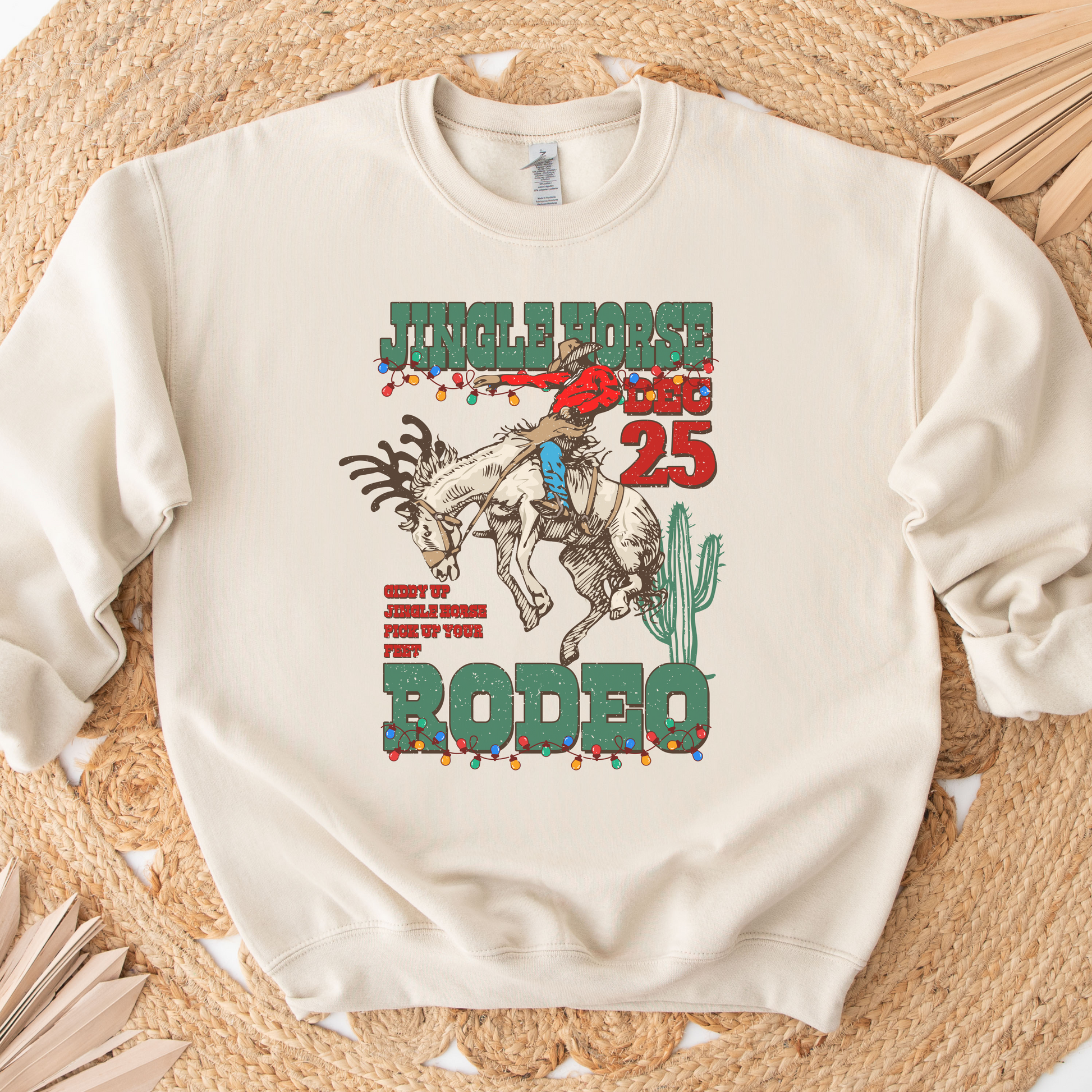 Jingle Horse Sweatshirt pecancreekdesigns