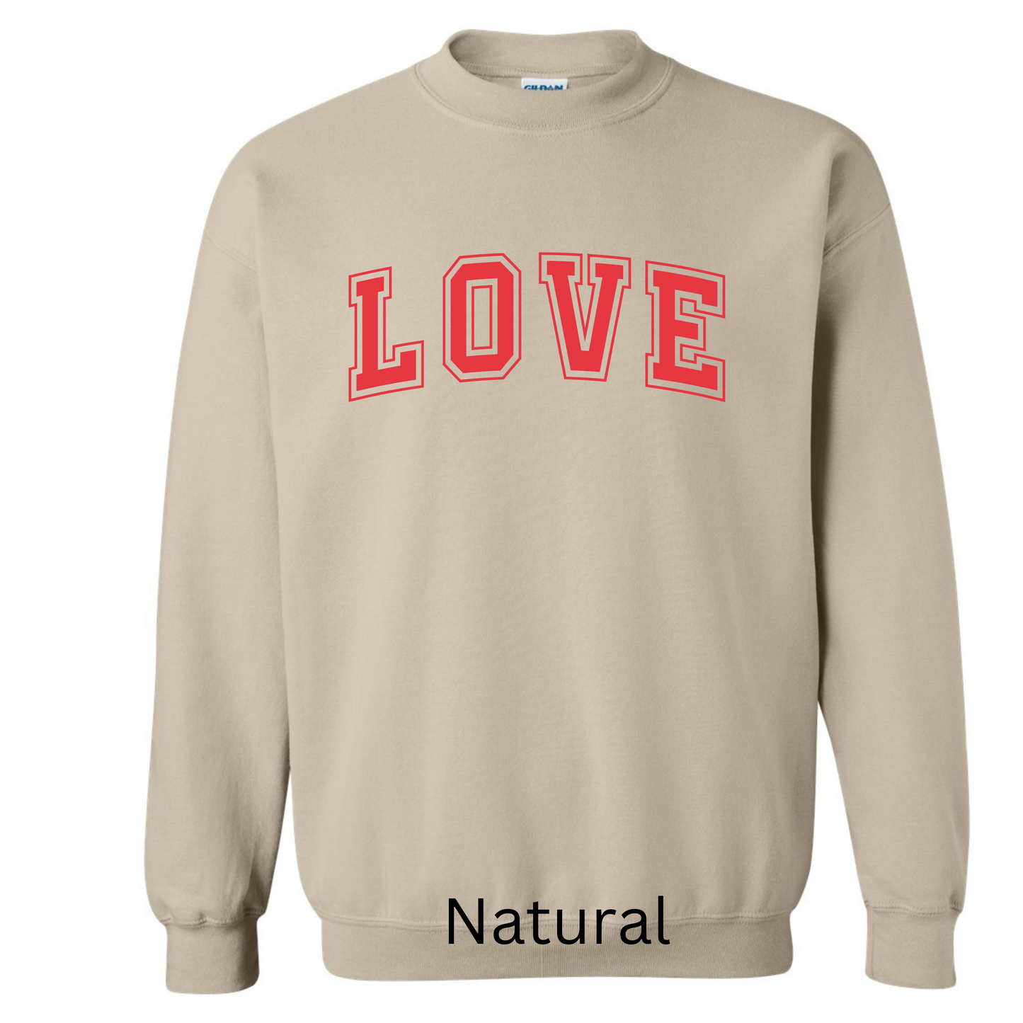 Valentine’s Sweatshirt Red Love