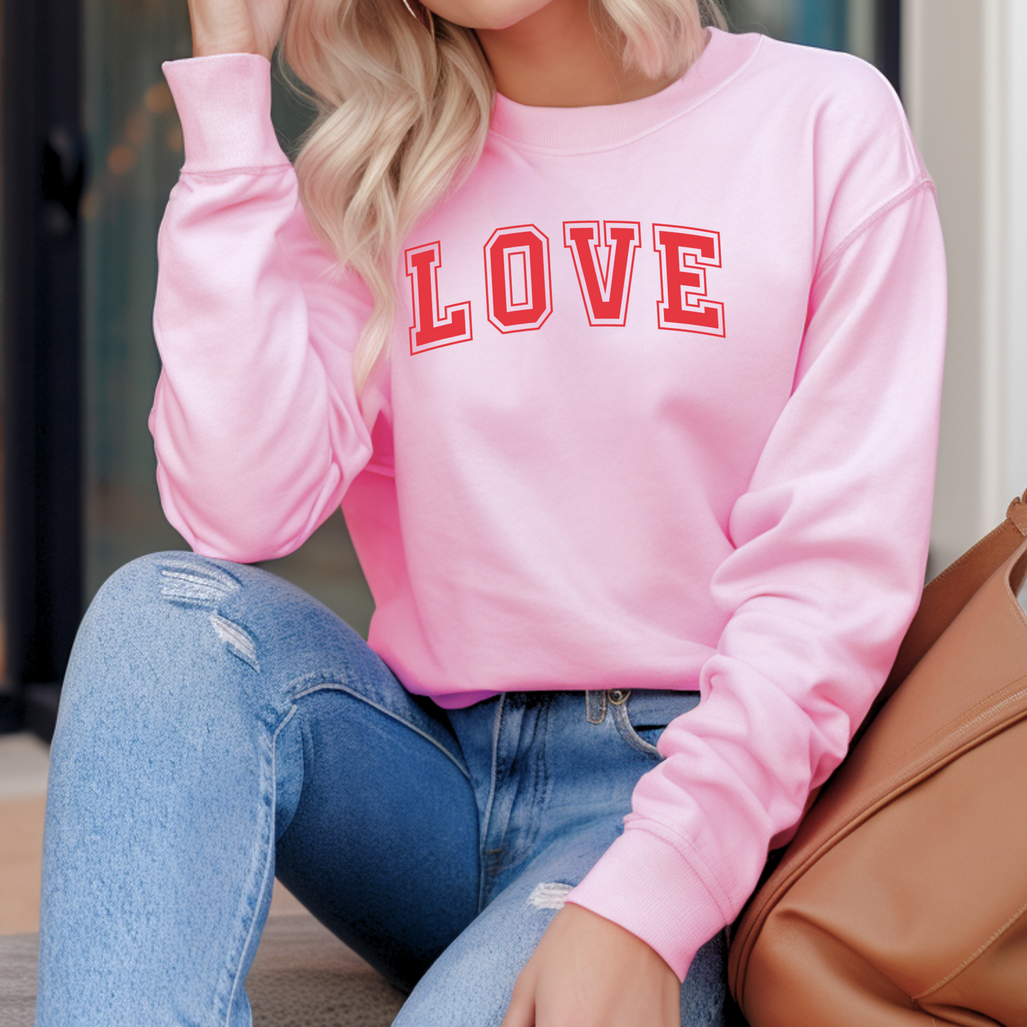 Valentine’s Sweatshirt Red Love