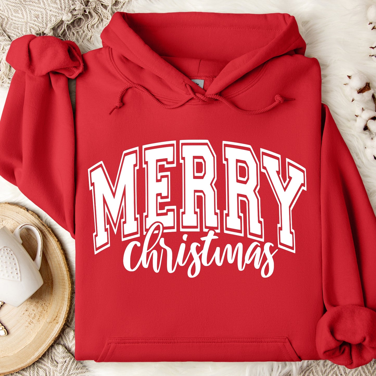 Merry Christmas hooded Sweatshirt
