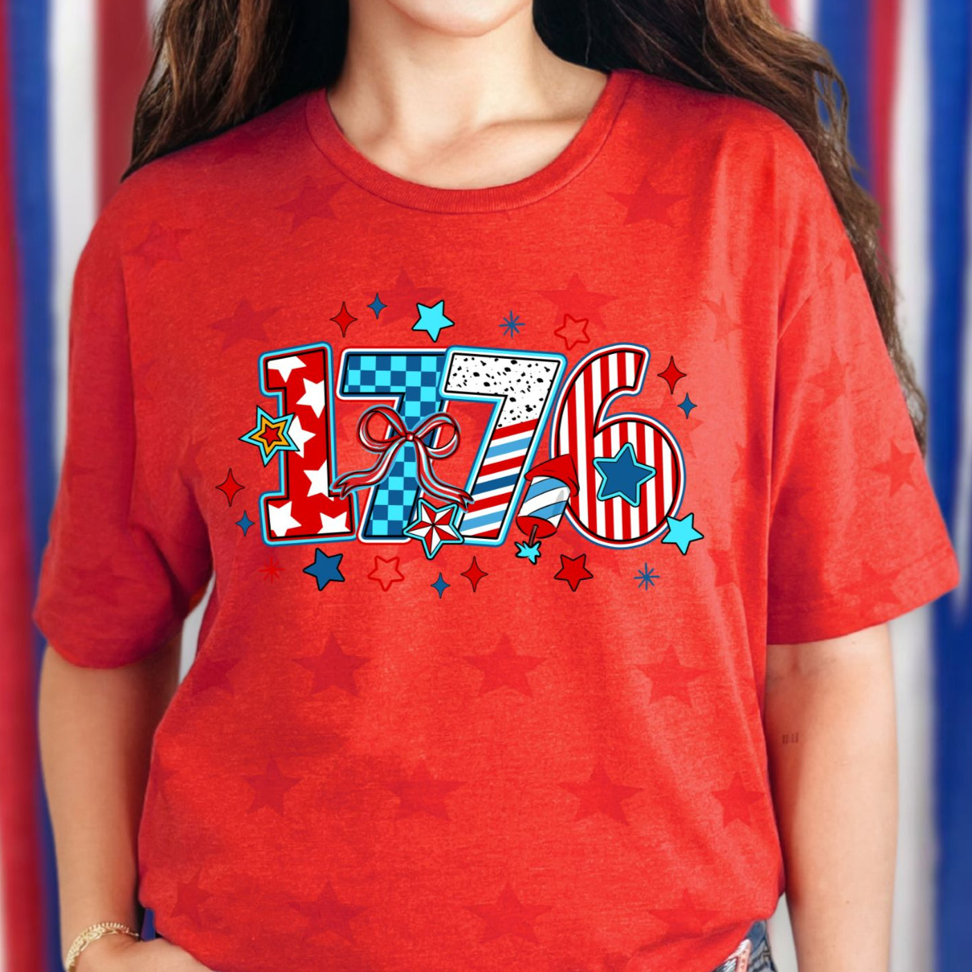 1776 Patriotic Fourth of July Memorial Day Tshirt