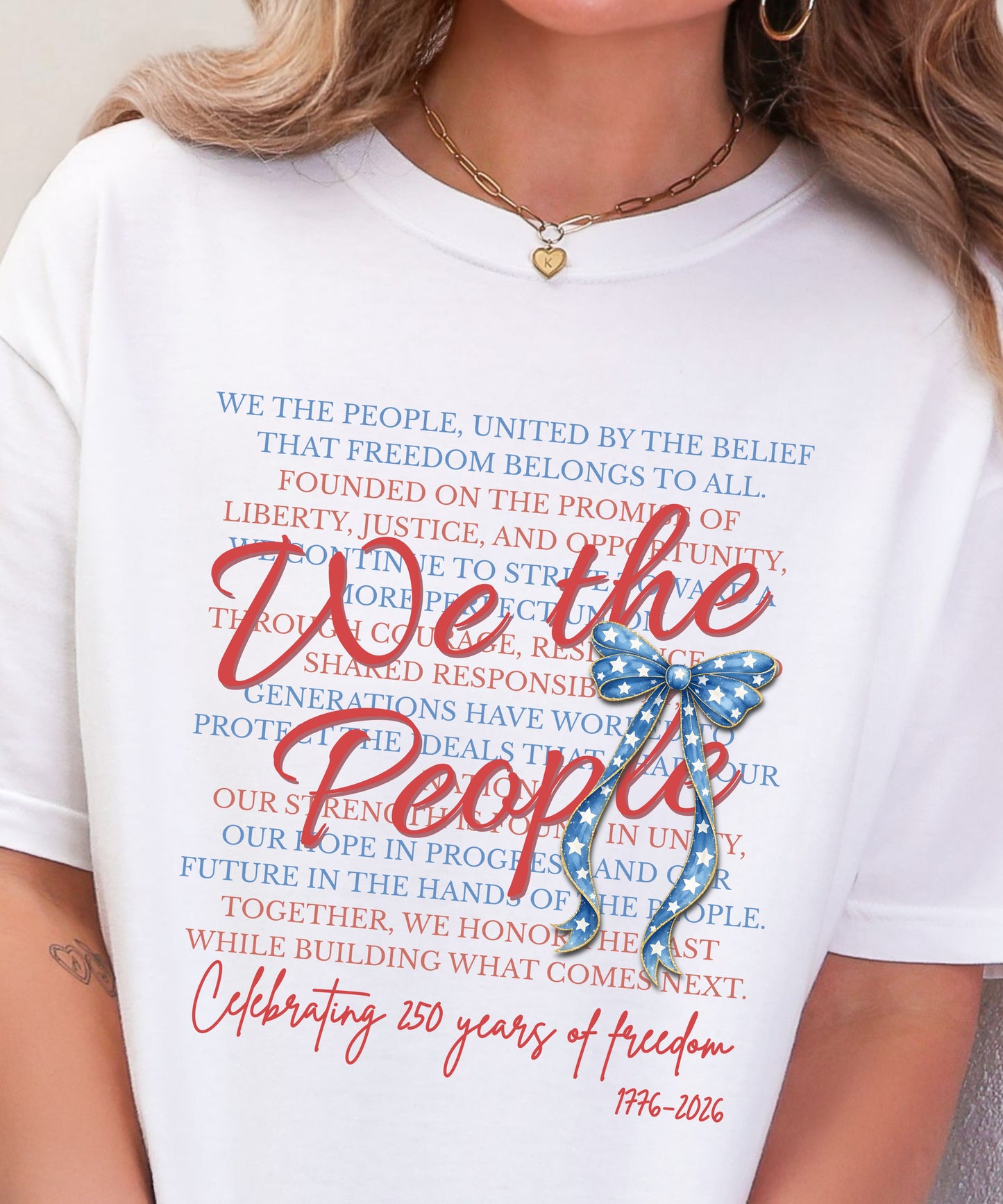 We The People Patriotic T-Shirt | America 250 Freedom Comfort Colors Tee