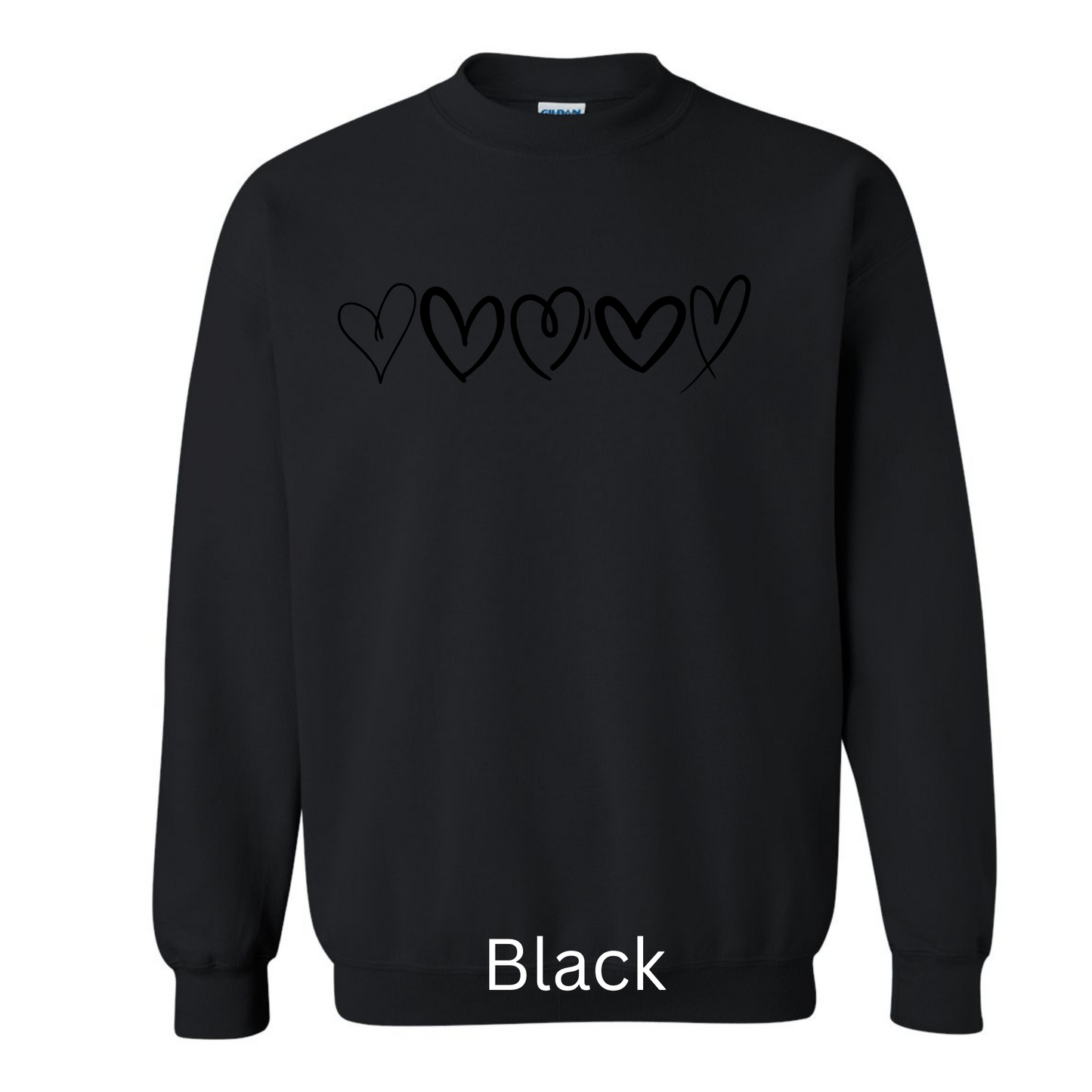 Black Hearts Sweatshirt