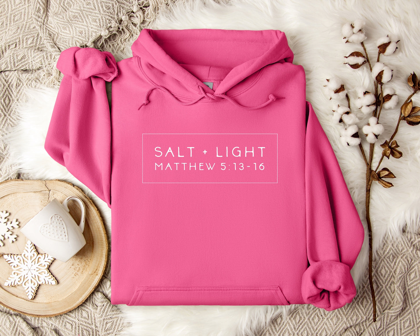 Salt and Light Religious bible Verse Hoodie