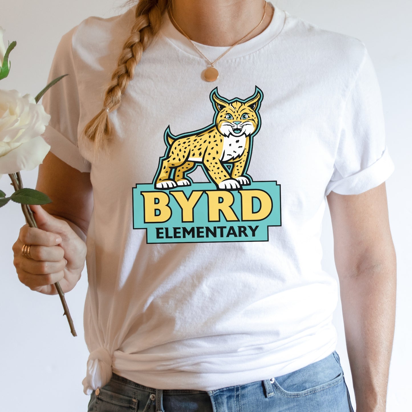 Byrd Elementary Bobcat Full Body Tshirt