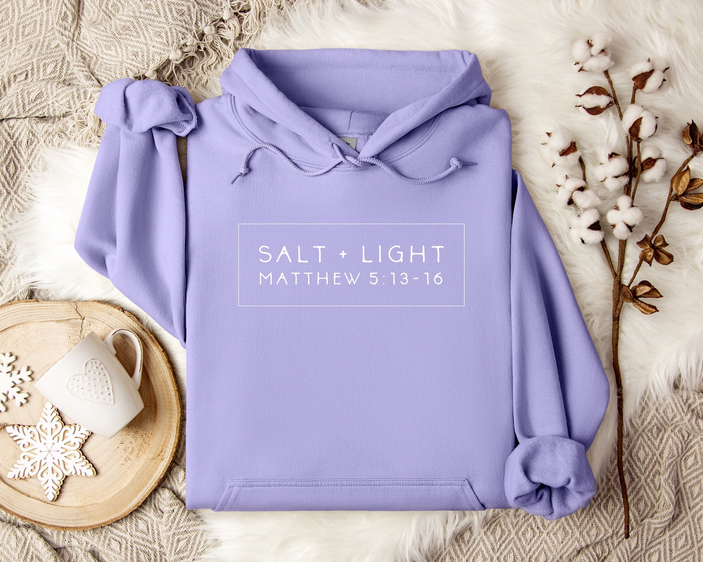 Salt and Light Religious bible Verse Hoodie