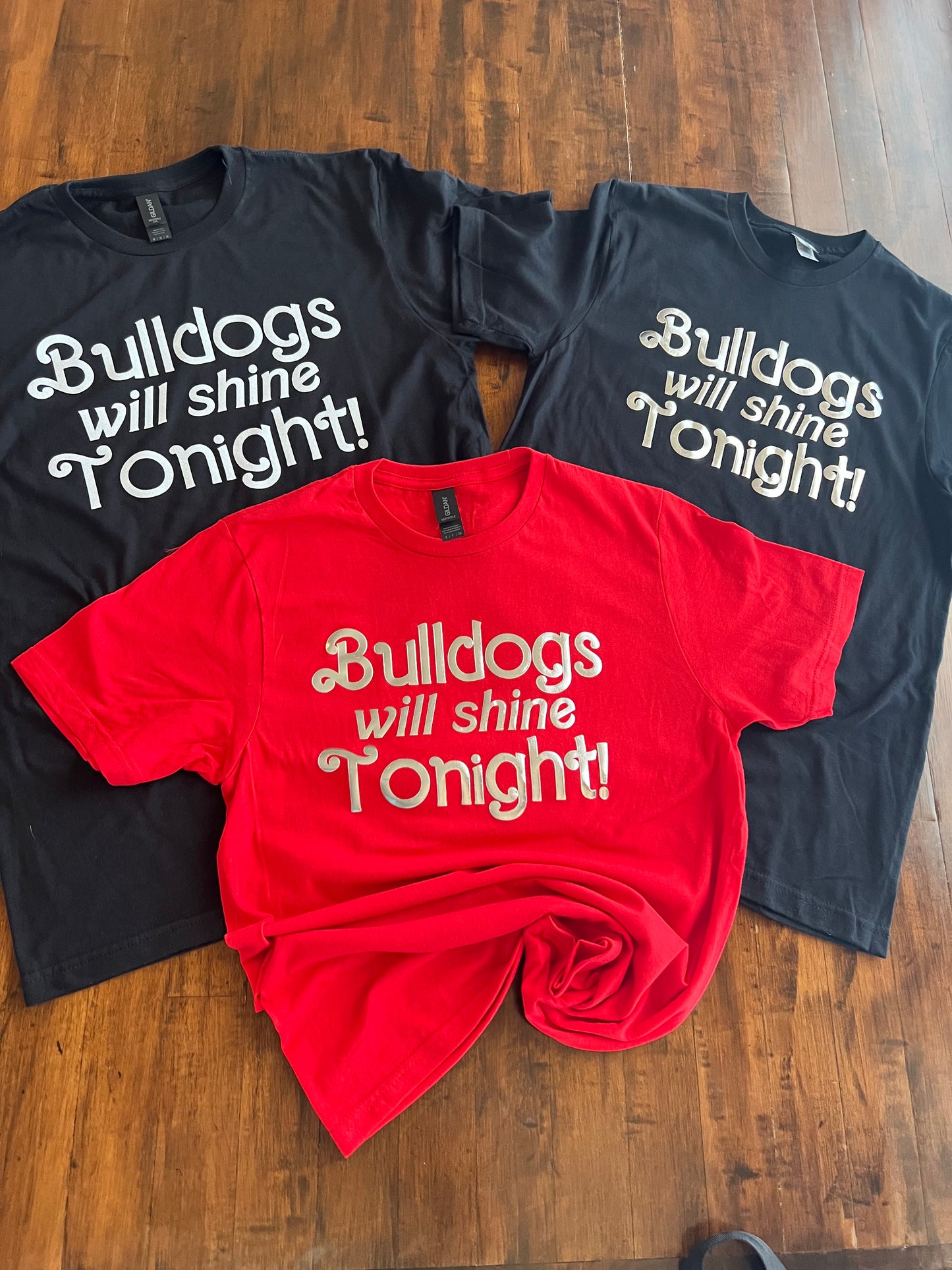 Bulldogs Will Shine Tonight foil Shirts