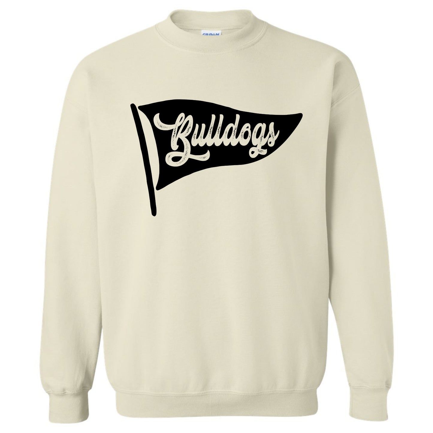 Bulldogs Pennant Team Sports Sweatshirt