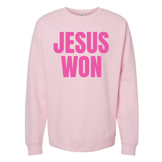 Jesus Won Puff Shirt Variety