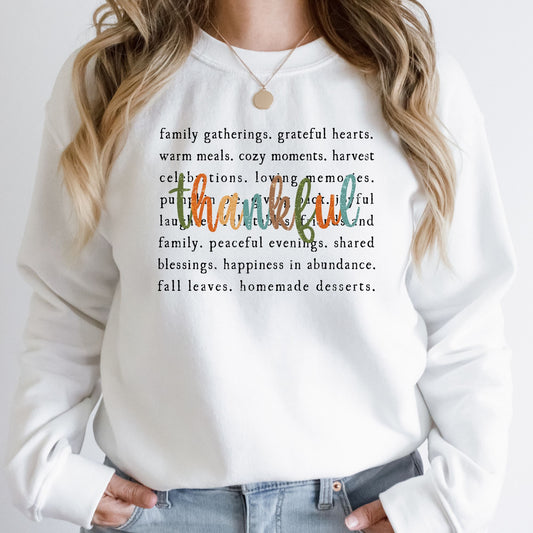 Thankful Thanksgiving Sweatshirt