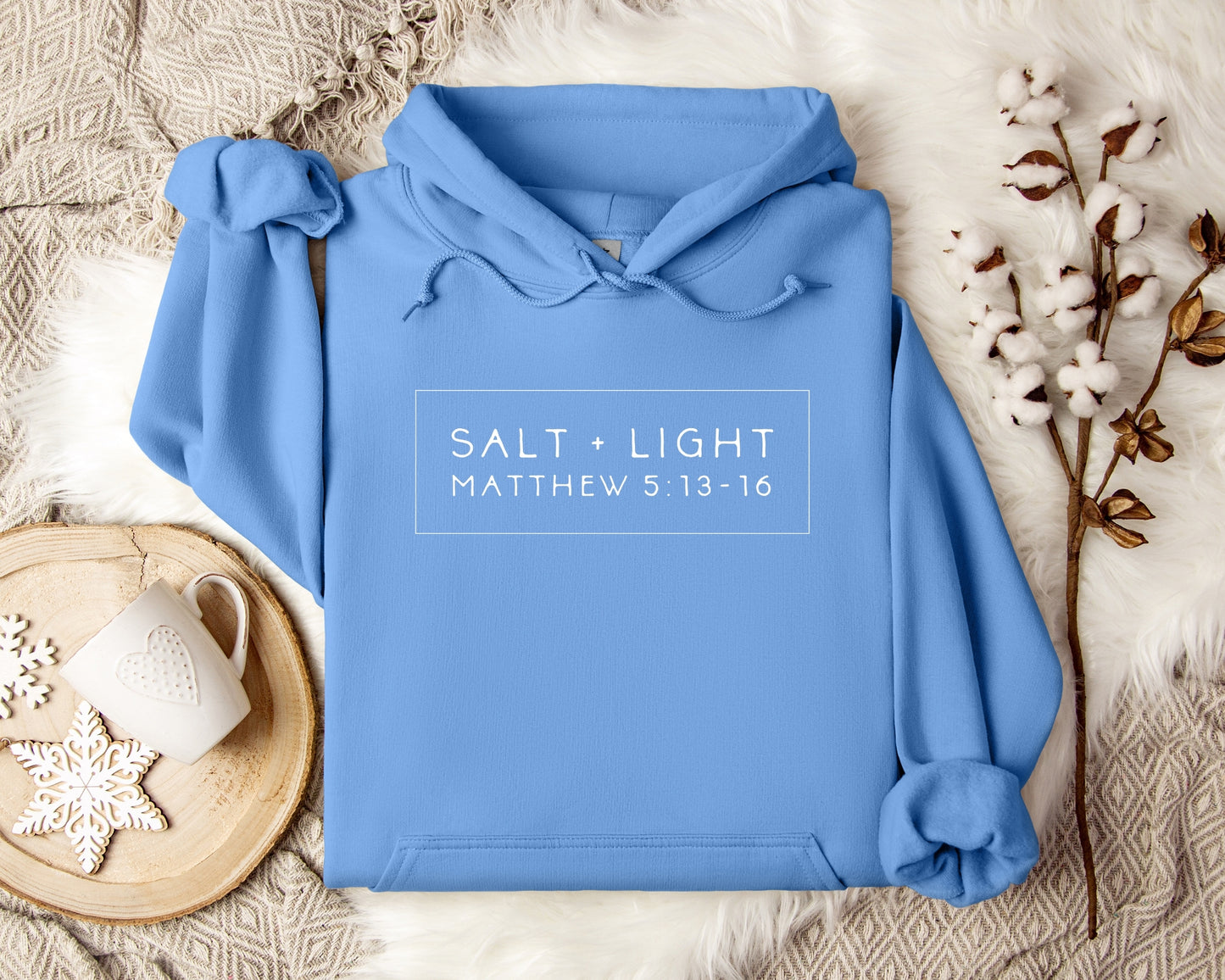 Salt and Light Religious bible Verse Hoodie