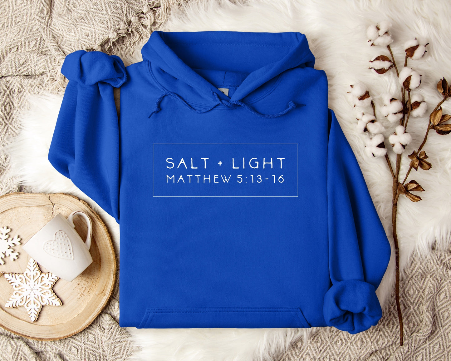 Salt and Light Religious bible Verse Hoodie