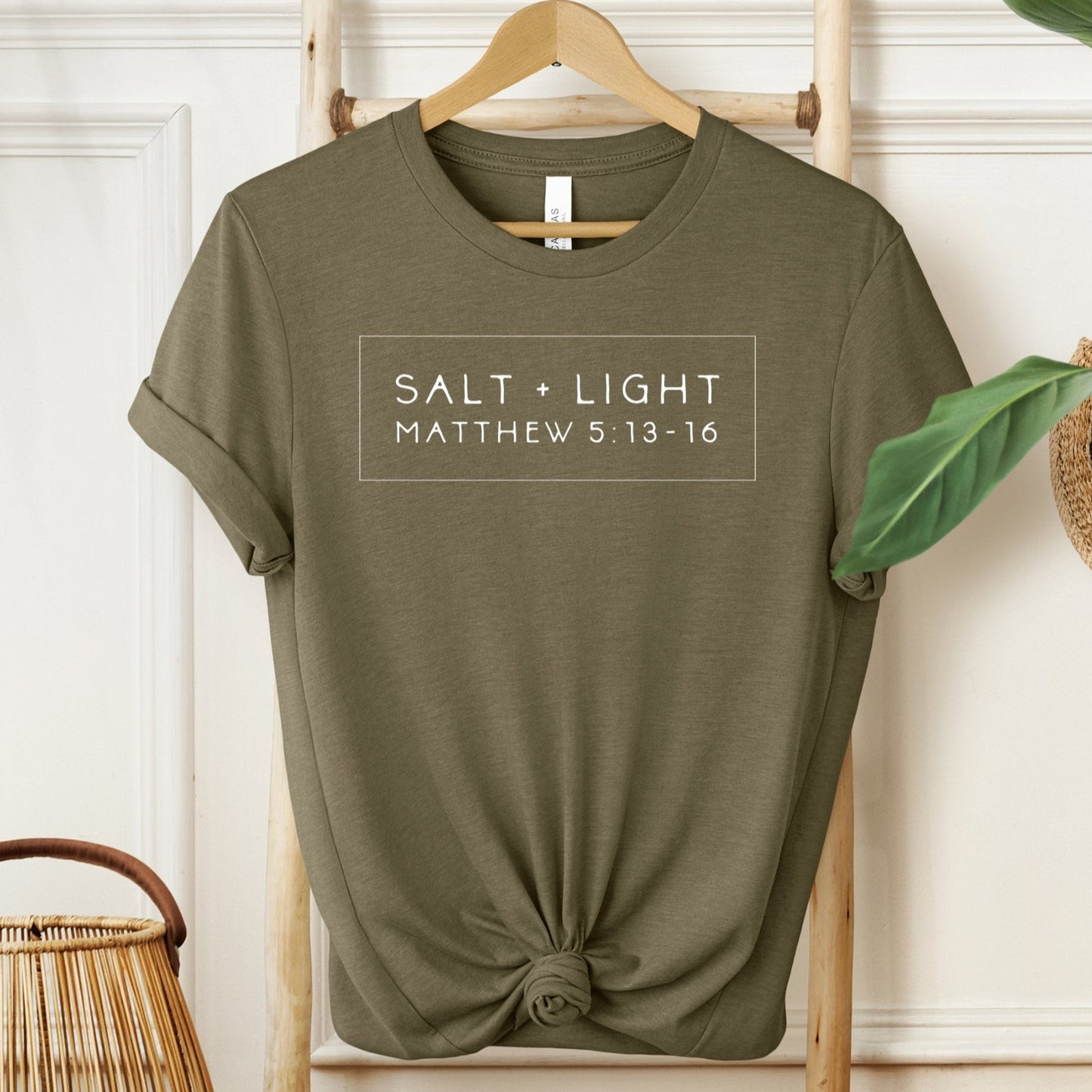 Salt and Light Religious Bible Verse T-shirt