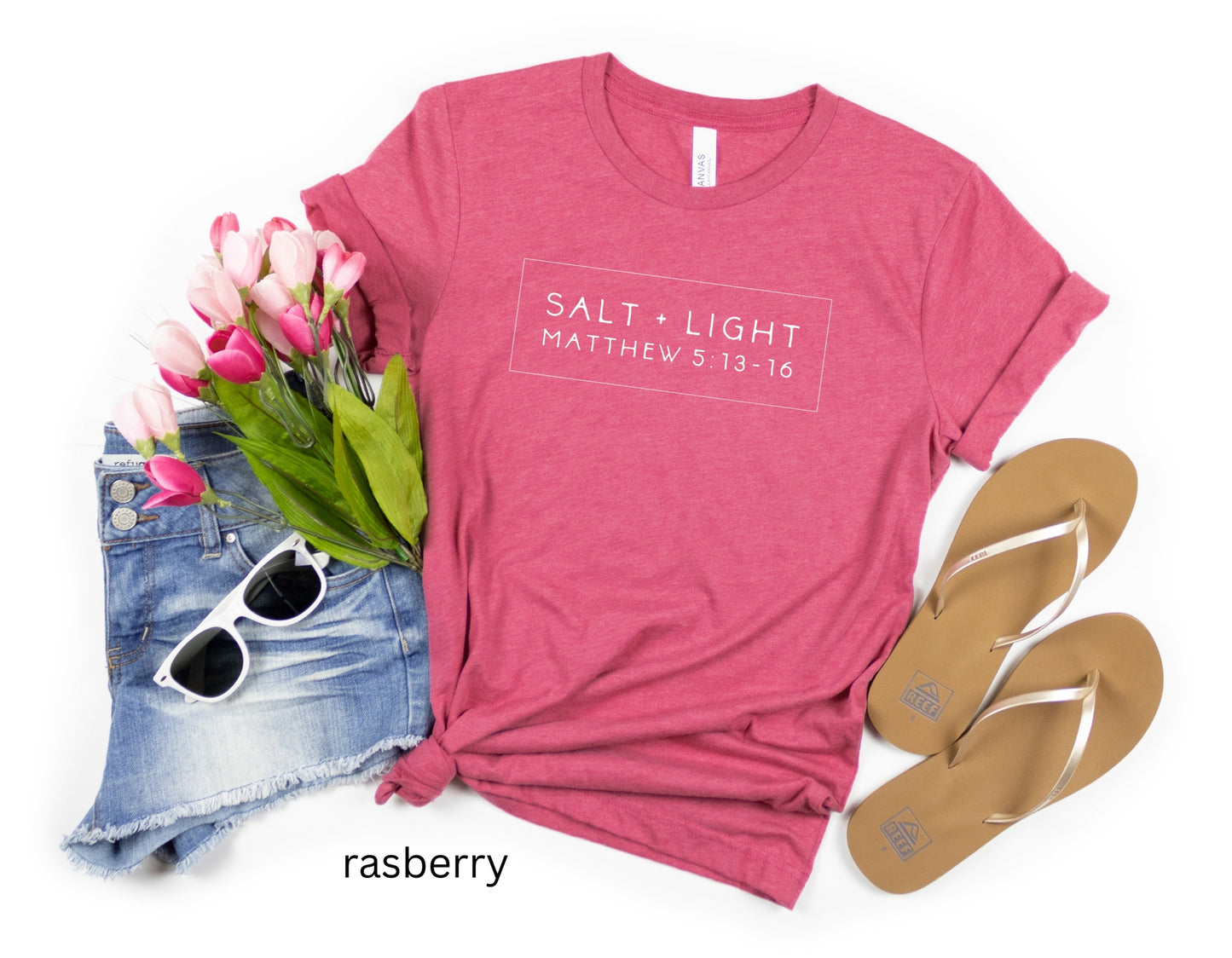 Salt and Light Religious Bible Verse T-shirt