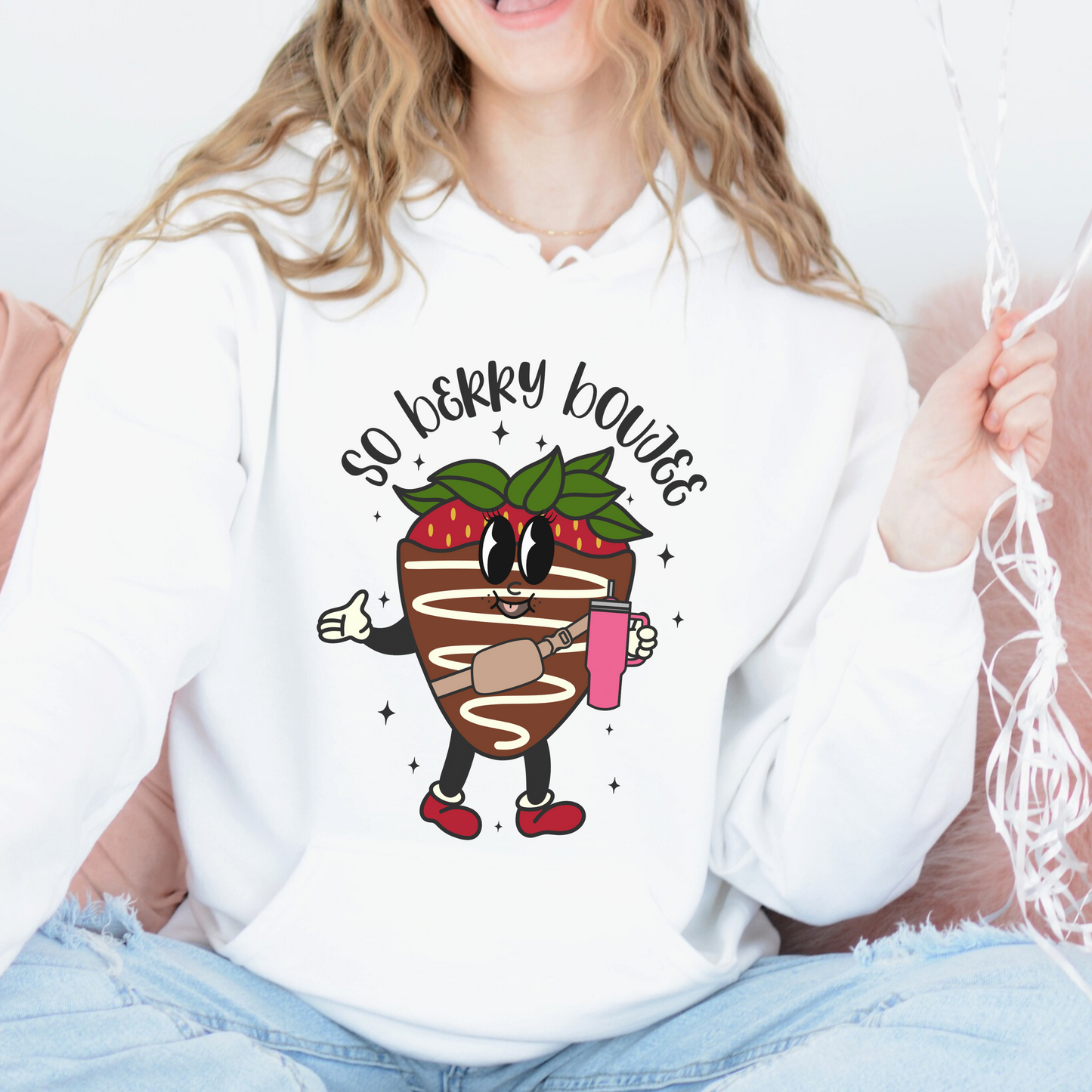 So Berry Boojee Hooded Sweatshirt