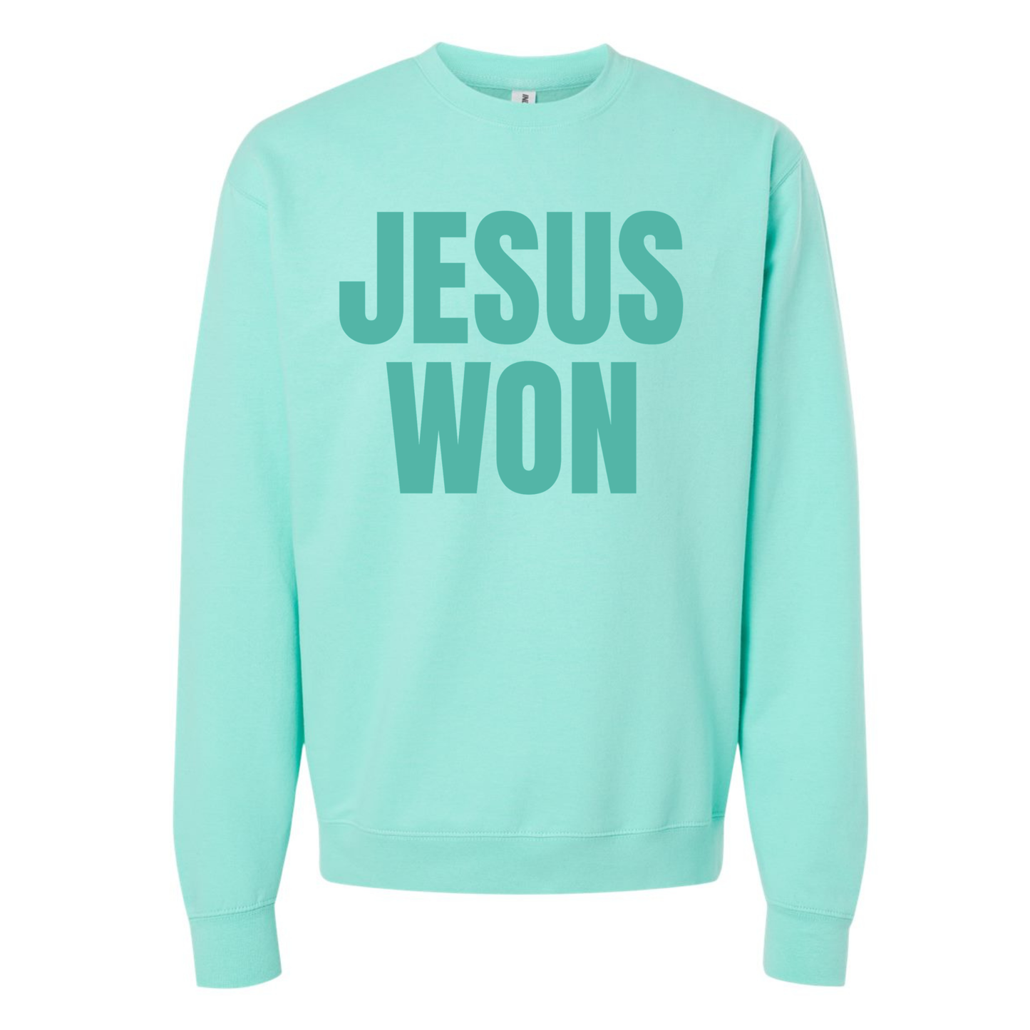 Jesus Won Puff Shirt Variety