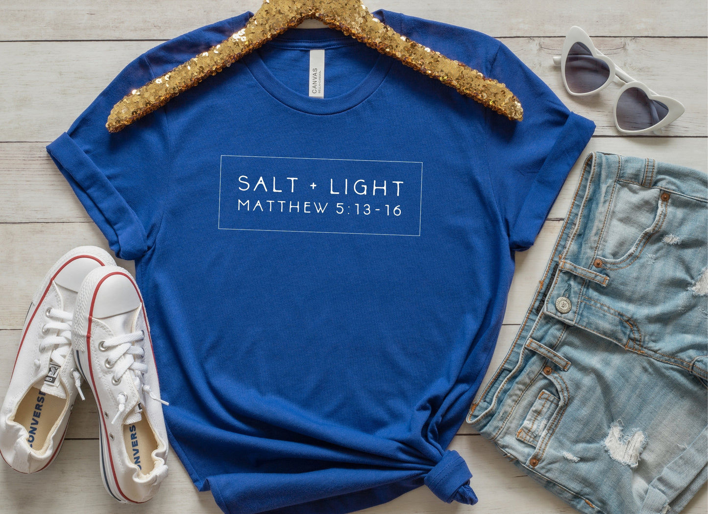 Salt and Light Religious Bible Verse T-shirt