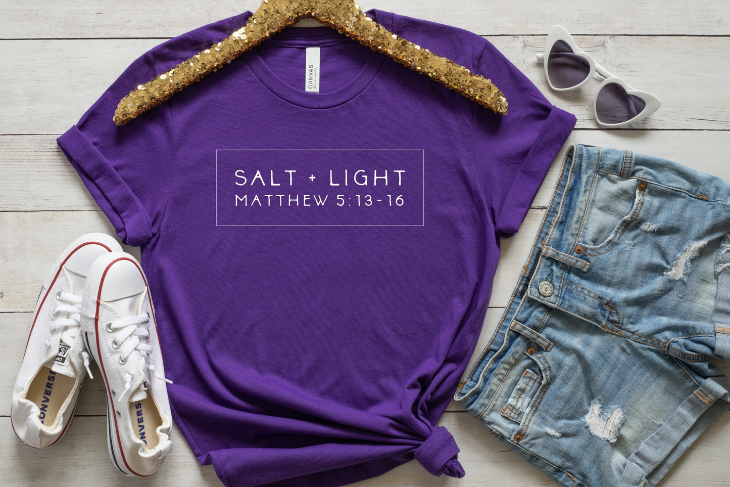 Salt and Light Religious Bible Verse T-shirt