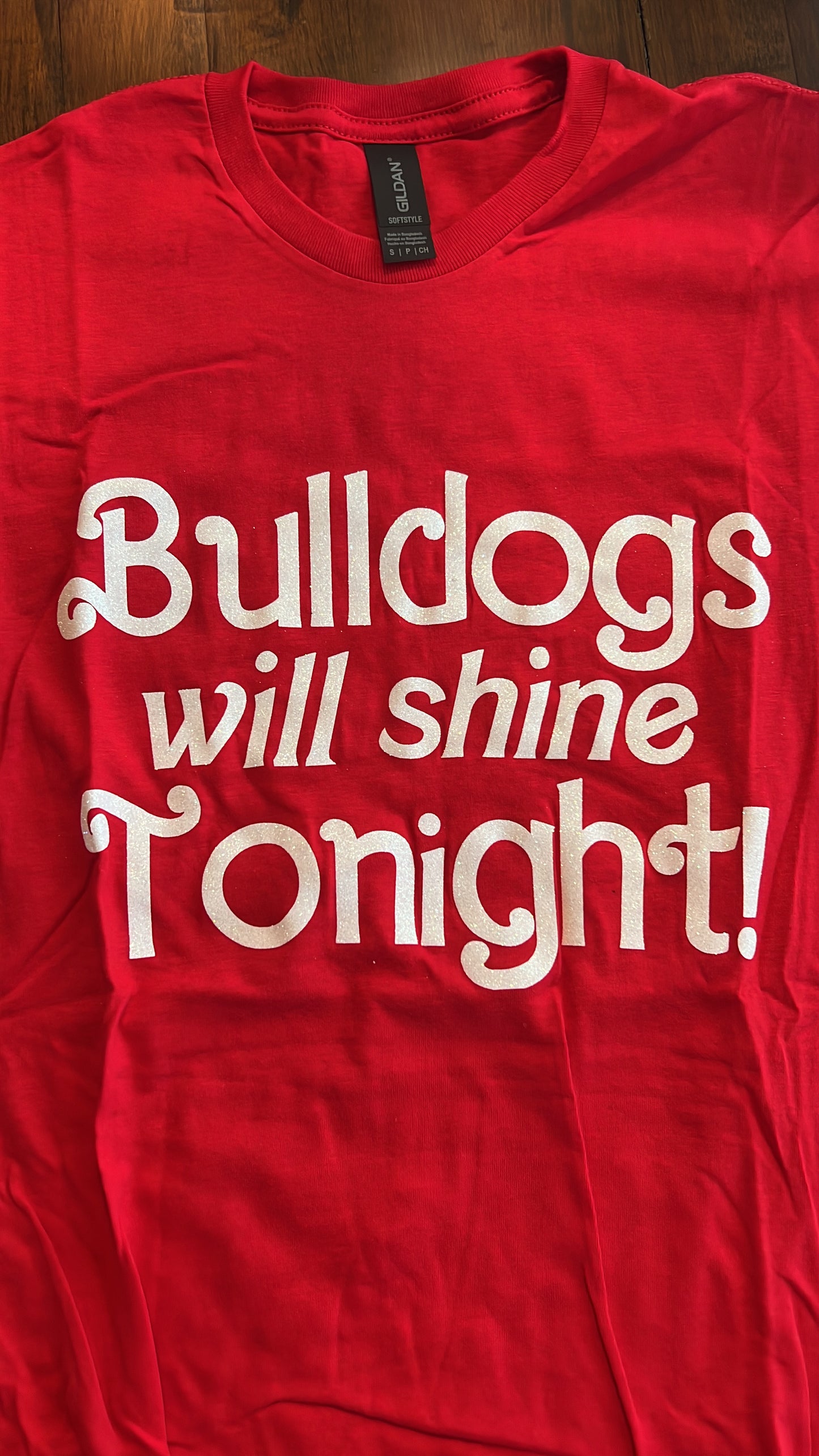 Bulldogs Will Shine Tonight glitter Shirts