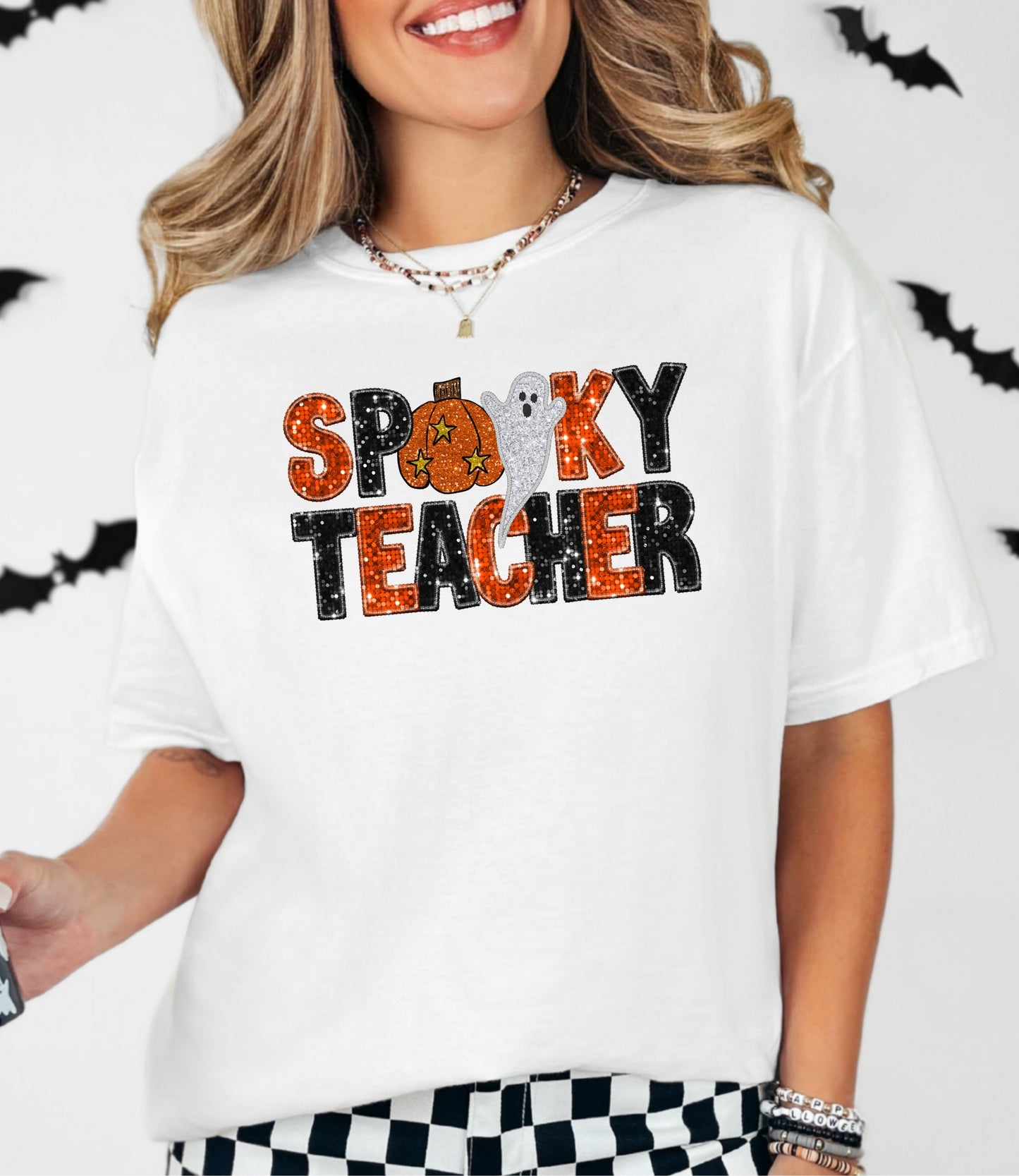 Comfort Colors Spooky Teacher Halloween Fall Shirt
