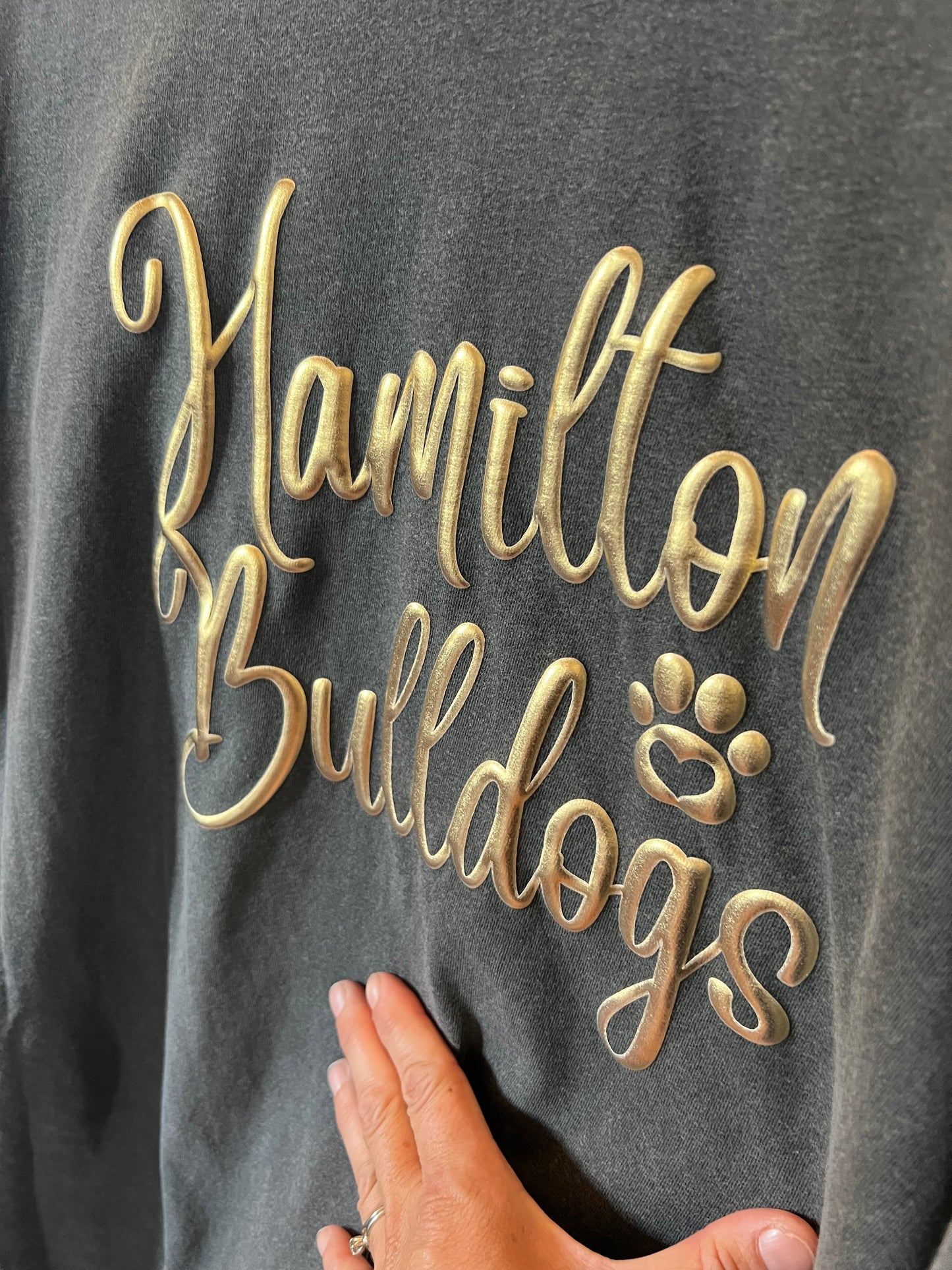 Custom Metallic Puff Shirts