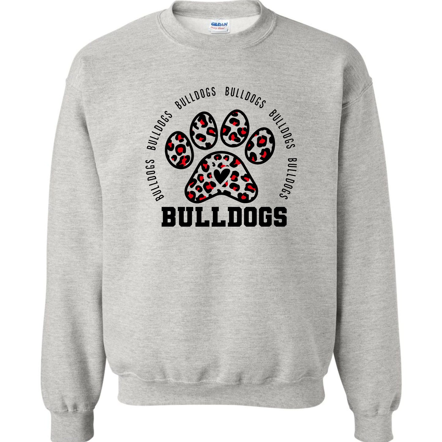 Bulldog Pawprint Sweatshirt